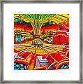 Santa Cruz Boardwalk - That Ride That Makes You Sick Framed Print