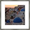Santorini Framed Print