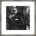 Satan Tempting John Wilkes Booth Framed Print