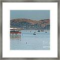 Sausalito Harbour Framed Print