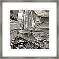 Schooner Mary Day Alongside Framed Print