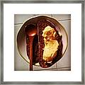 Scrambled Eggs On Miso Rye Toast (from Framed Print