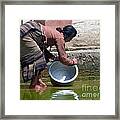 Scrub Day- Nepal Framed Print