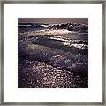 Sculpted Shores Framed Print