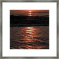 Sea Foam And Wave Reflections Framed Print