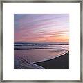 Seascape Sunset Framed Print