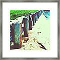 #seawall #mobilebay #beautiful Framed Print