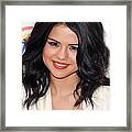 Selena Gomez At Arrivals For Ramona And Framed Print