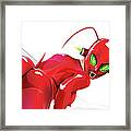 Sexy Bug Suit Framed Print