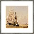 Ship Painting Framed Print