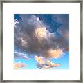 Side Bay Ii Clouds Framed Print