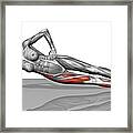 Side Plank Exercise Framed Print