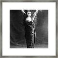 Sin, Theda Bara, 1915 Framed Print