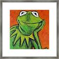 Sir Kermit Framed Print