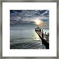 Sittin On The Dock Of The Bay Framed Print