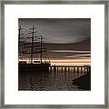 Sitting At The Dock Of The Bay Framed Print