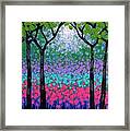 Six Trees Framed Print