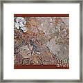 Slushy Autumn Leaves-i Framed Print