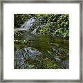 Smokey Mountain Waterfall Framed Print