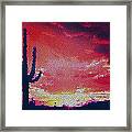 Sonoran Sunrise Framed Print
