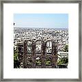 South Slope Of Acropolis Iv Ancient View Of Theater Of Dionysos In Athens Greece Framed Print