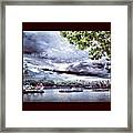 Southbank: Olympic Thames Framed Print