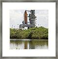 Space Shuttle Endeavour Sits Ready Framed Print