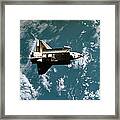 Space Shuttle In Space Framed Print