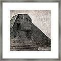 Sphinx Vintage Photo Framed Print