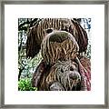 Spike And Mutt / #cemetery Framed Print
