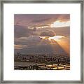 Spotlight On Osaka Framed Print