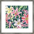 Spring Lilies Framed Print