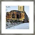 St Modwen's Church - Burton - In The Snow Framed Print