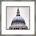 St Paul's Cathedral #stpaulscathedral Framed Print