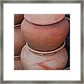 Stack Of Waterpots On Sale Framed Print