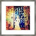Stained Glass & Sculpture (puerto Framed Print