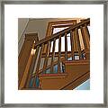 Stairway To 2nd Floor Framed Print