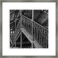Stairway To Trains Framed Print