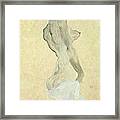 Standing Female Nude Framed Print