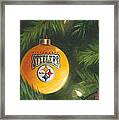 Steelers Ornament Framed Print