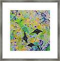 Stingrays And Coral Framed Print