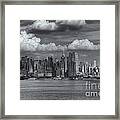 Storm Clouds Over New York City I Framed Print