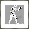 Storm Trooper Digital Drawing Framed Print