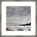 Stormy Cove Framed Print