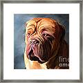 Stormy Dogue Framed Print by Michelle Wrighton