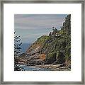 Summer At Heceta Head Lighthouse Framed Print