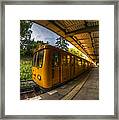 Summer Eveing Train. Framed Print