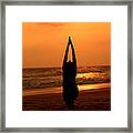 Sun Salutation Framed Print