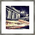 Sunday Night Lights  #grandcentral #nyc Framed Print