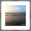 Sunrise Surf Framed Print